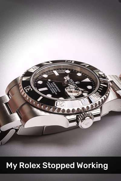 rolex watch stop ticking|my rolex watch keeps stopping.